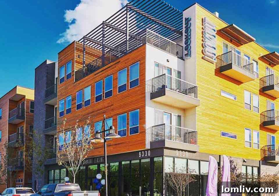 The Lookout Apartments in Lake Highlands, representing a modern residential complex