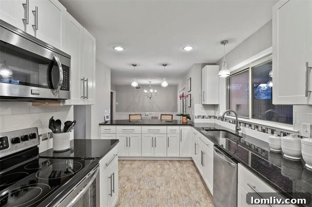 Living room with natural light at 711 Ridgedale