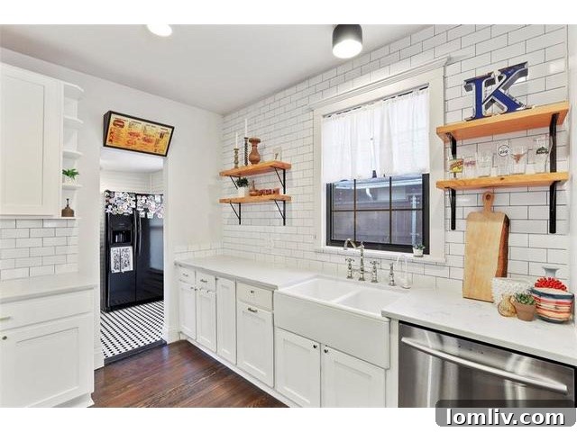 Charming interior view showcasing architectural details