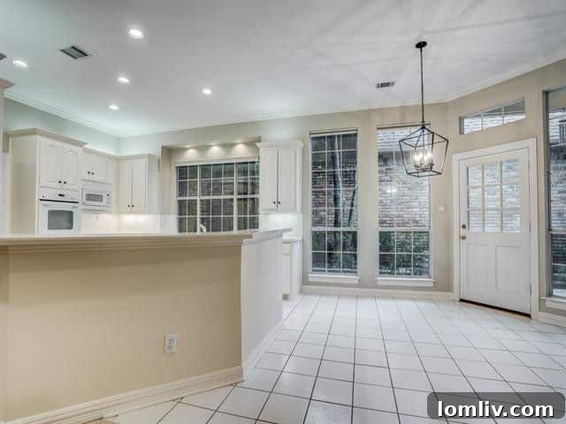 Dallas Open Houses Banned, But Your Virtually Perfect Home Awaits 5 Spacious living area with high ceilings in Lane Park home