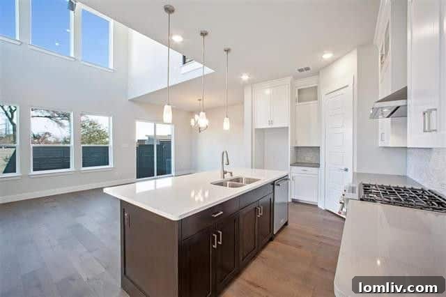 Dallas Open Houses Banned, But Your Virtually Perfect Home Awaits 9 Gourmet kitchen with island in new construction Dallas home