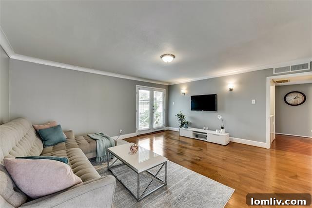 Interior view of Unit 222 showcasing the spacious layout