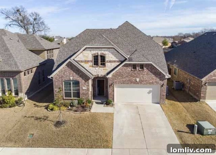 Mercer Lane home exterior in Princeton, Texas