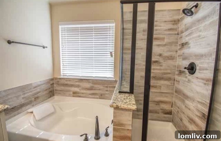 Spacious living area with wood floors and modern design