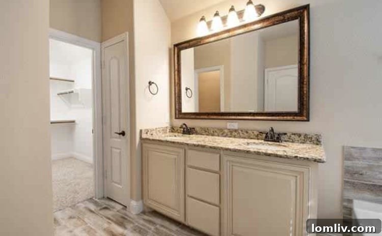 Inviting dining area leading into the living room