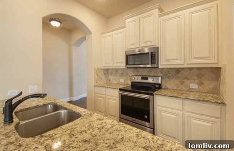 Spacious living room with fireplace and high ceilings