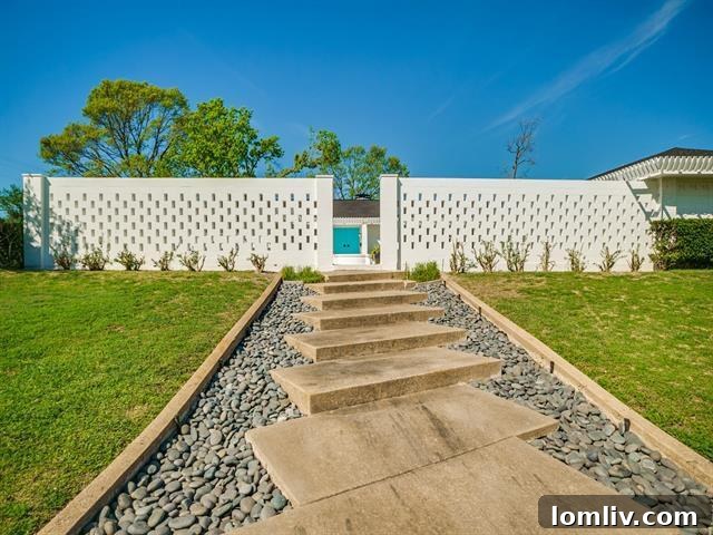 7847 Northaven Road facade - Stunning Midcentury Modern Architecture