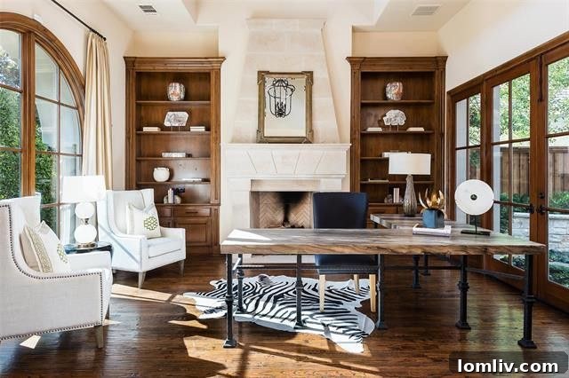 Luxury Dallas home on Desco Drive with 20-foot ceilings and Matterport virtual tour.