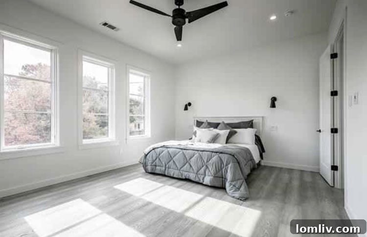 Expansive Bedroom Modern Dallas Mansion