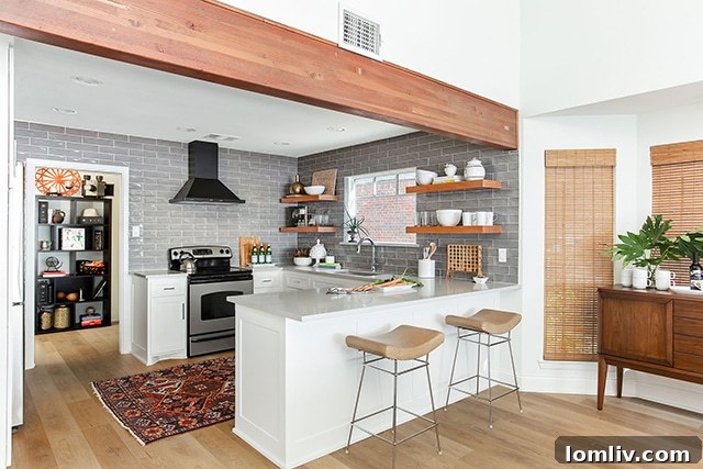 Kitchen renovations: new cabinetry, tiling, and countertops.