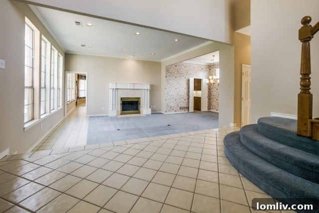 Original Fireplace in Main Living Area