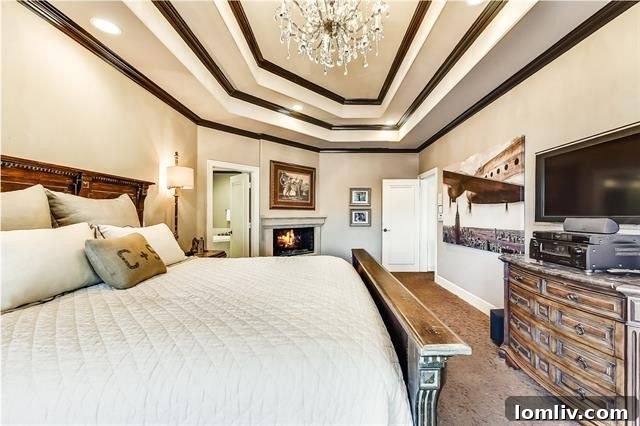 Gourmet chef's kitchen with sleek, modern countertops and high-end stainless steel appliances