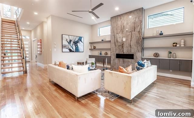 Gourmet open kitchen with a large island and high-end appliances