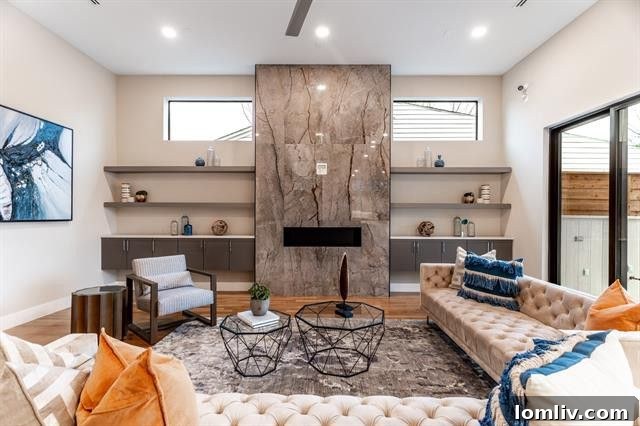 Detail view of the elegant kitchen cabinetry and sleek design