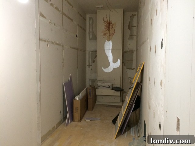 Spacious Master Closet in Luxury Penthouse Renovation