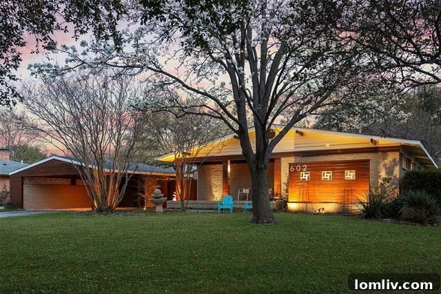 Discover an exceptional Midcentury Modern home in Richardson Heights