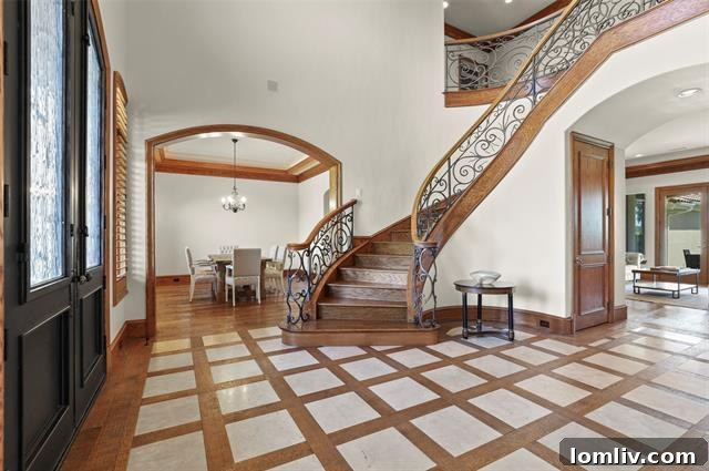 Elegant media room with ample natural light, ideal for versatile entertainment