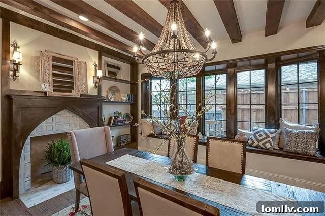 Spacious and Elegant Dining Area for Formal and Casual Entertaining