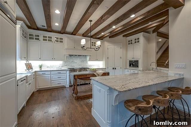 Luxurious Interior Design Elements and Architectural Details Throughout the Home