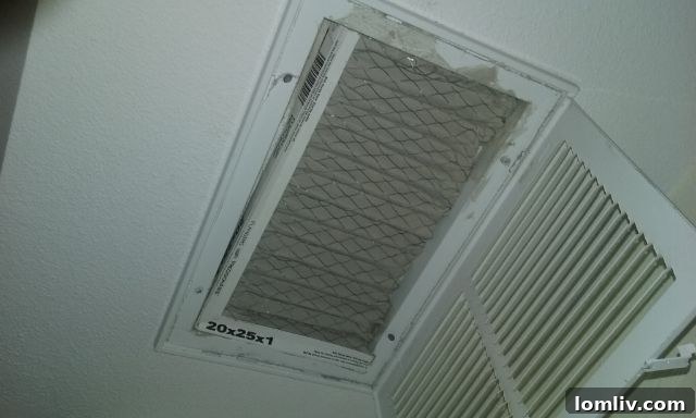 AC filter change for efficiency