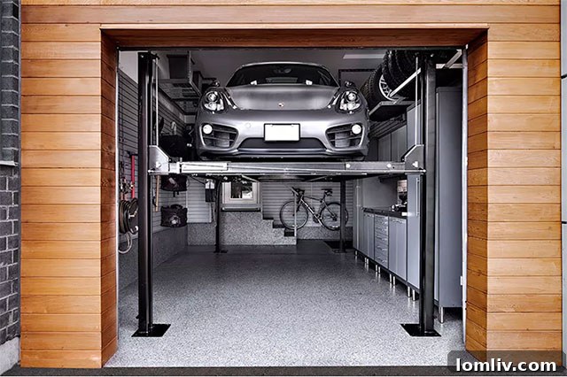 Car Lift Maximizing Garage Space
