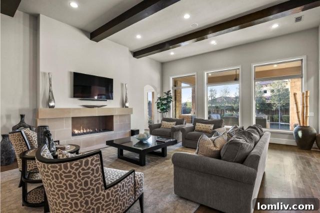 Front Entrance and Landscaping of Luxury Plano Home