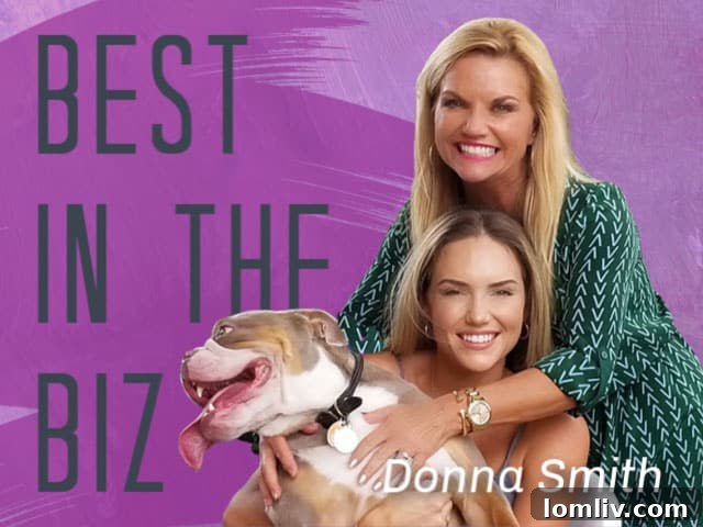 Donna Smith, a leading Dallas real estate professional, with her daughter Paige and their dog Biggins, embodying the vibrant lifestyle associated with luxury Dallas living.