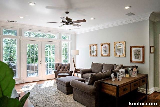 Expansive outdoor living area at 6231 FM 317, Athens, featuring a tiered deck and lush views.