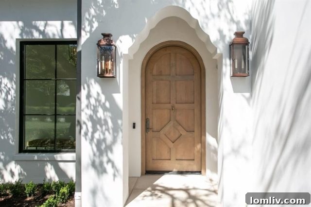Architectural detail of the new Crestwood home's exterior