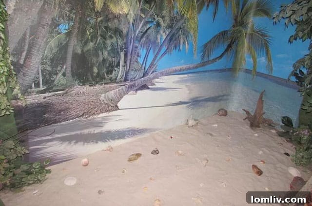 Unusual bedroom decor with vibrant colors and abstract elements