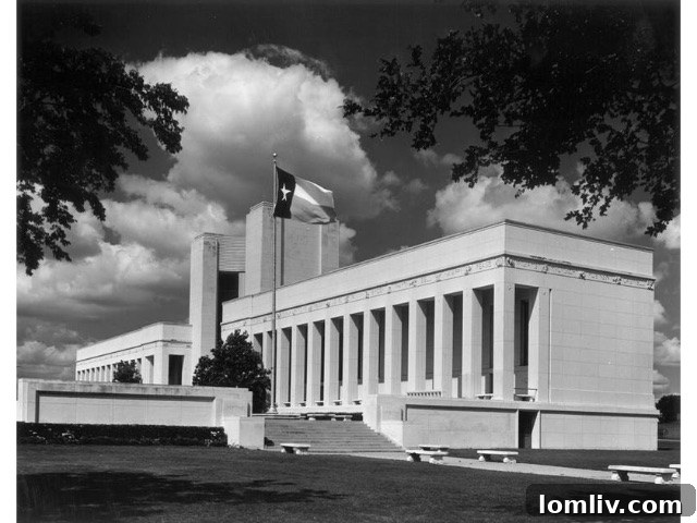 Fair Park in Dallas, home to the largest collection of Art Deco architecture outside South Beach