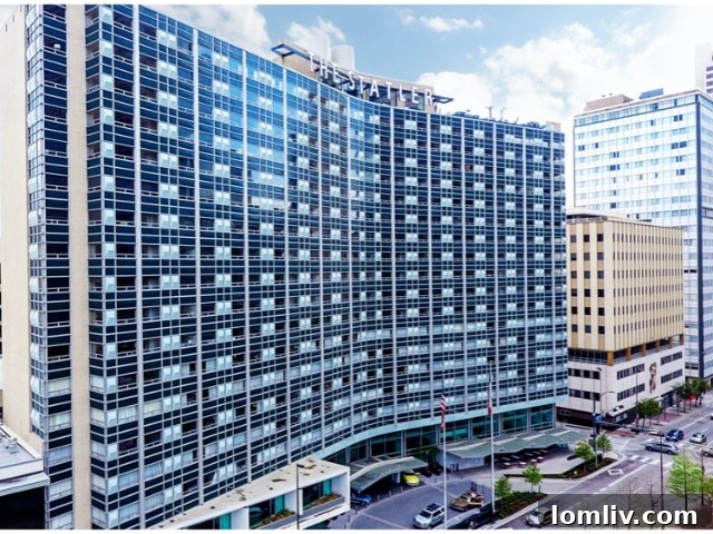 The meticulously preserved Statler Hotel in Dallas, a landmark of architectural and cultural significance