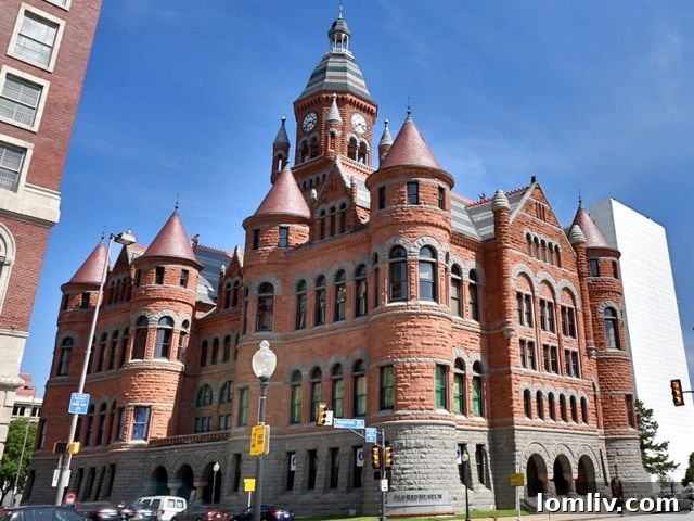 Old Red Courthouse in Dallas, featured in Phantom of the Paradise
