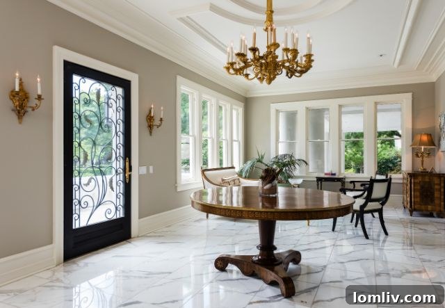 Grand Entrance and Architectural Splendor of 3428 Beverly