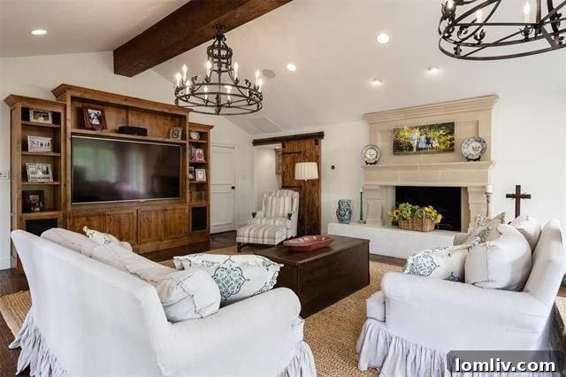 Exterior facade of the contemporary Mediterranean estate