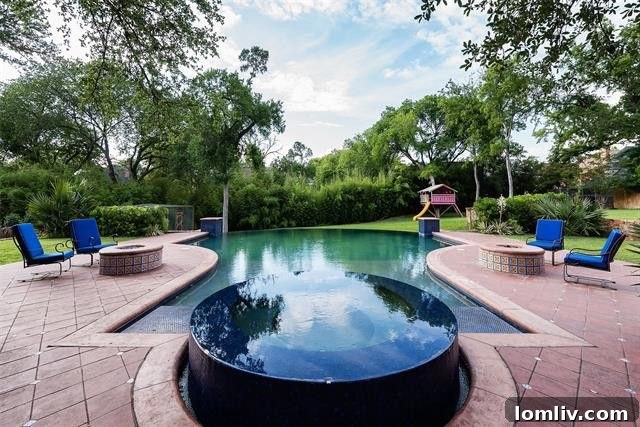 Playful children's bedroom with a unique design element