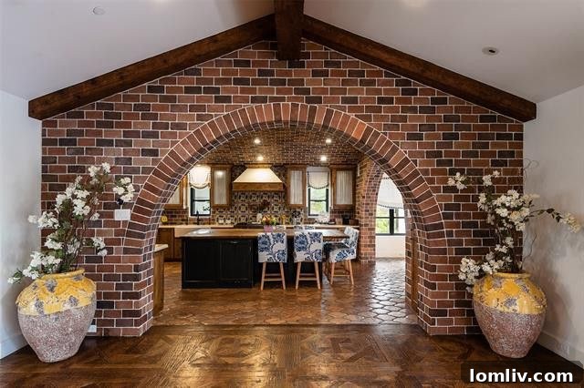 Chic home office with ample natural light in a luxury Dallas home