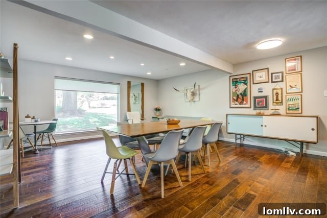 Oak Park Estates Mid-Century Modern Home with Pool in Dallas