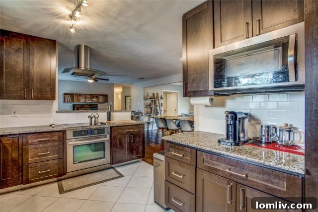 Modern Remodeled Kitchen with Stainless Steel Appliances