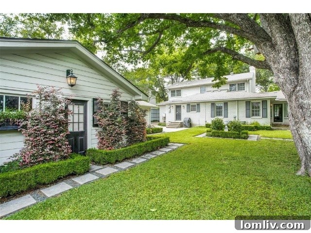 Stunning exterior view of the University Park Colonial Revival, showcasing architectural detail and landscaping