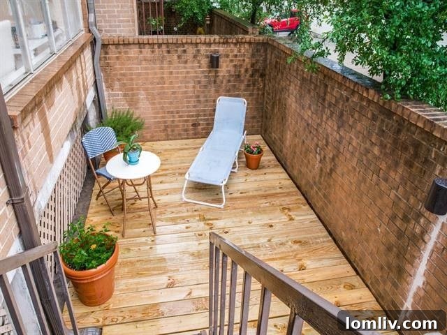 Elevate Your Lifestyle in University Park 11 Inviting Private Outdoor Deck, Ideal for Relaxation and Small Gatherings
