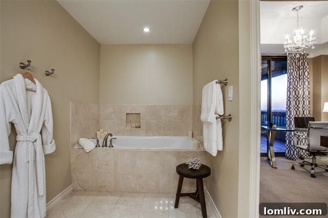 Elevate Your Lifestyle in University Park 5 Spa-like Master Bathroom with Marble Accents and Custom California Closet