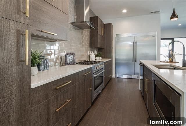 Two beautiful homes in East Dallas, representing a modern splurge and a traditional steal, set against lush greenery