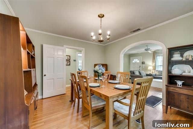 Spacious living room with fireplace at 2309 Daisy Lane