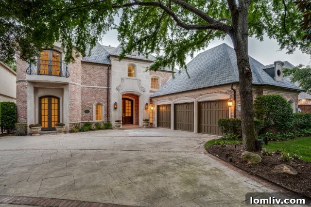 Luxurious home at 6912 Hill Forest Drive with a stunning infinity pool overlooking the lake