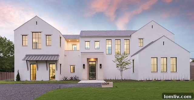 The Del Norte project in Preston Hollow by Starr Construction, an example of bespoke modern luxury and sophisticated design in a highly sought-after Dallas neighborhood.