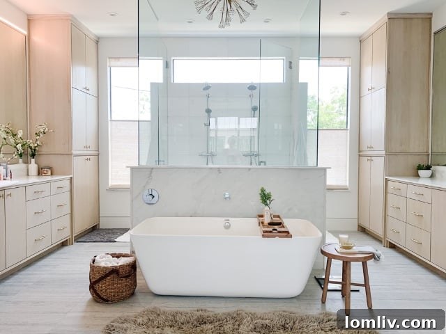 Dallas Short-Term Corporate Housing - Modern Bathroom