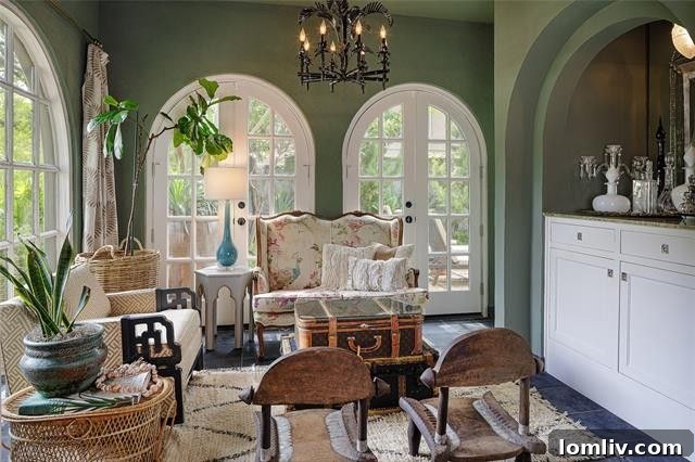 Brittany Cobb's stylish Bohemian interior design in the Westway Avenue home