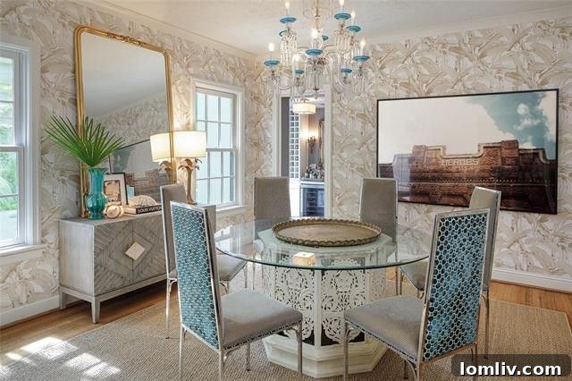 Luxurious Spanish Mediterranean bathroom with modern touches