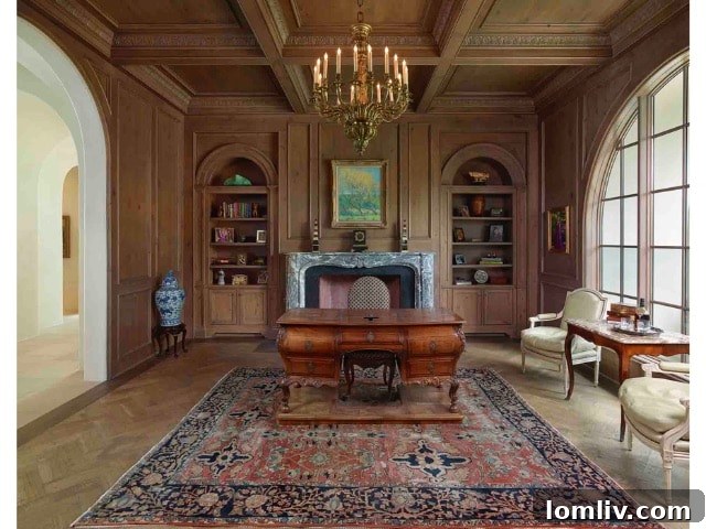 Dedicated home office space for a real estate professional.